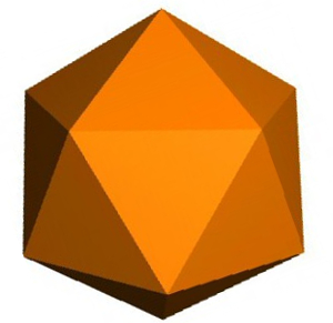 What Shape Face Do You Have? 9 icosahedron-300x291